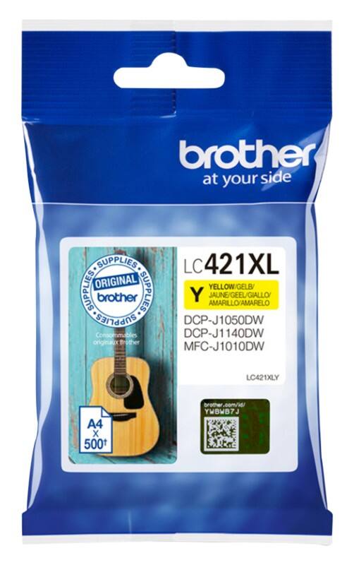Brother LC421XLY Original Tintenpatrone Gelb