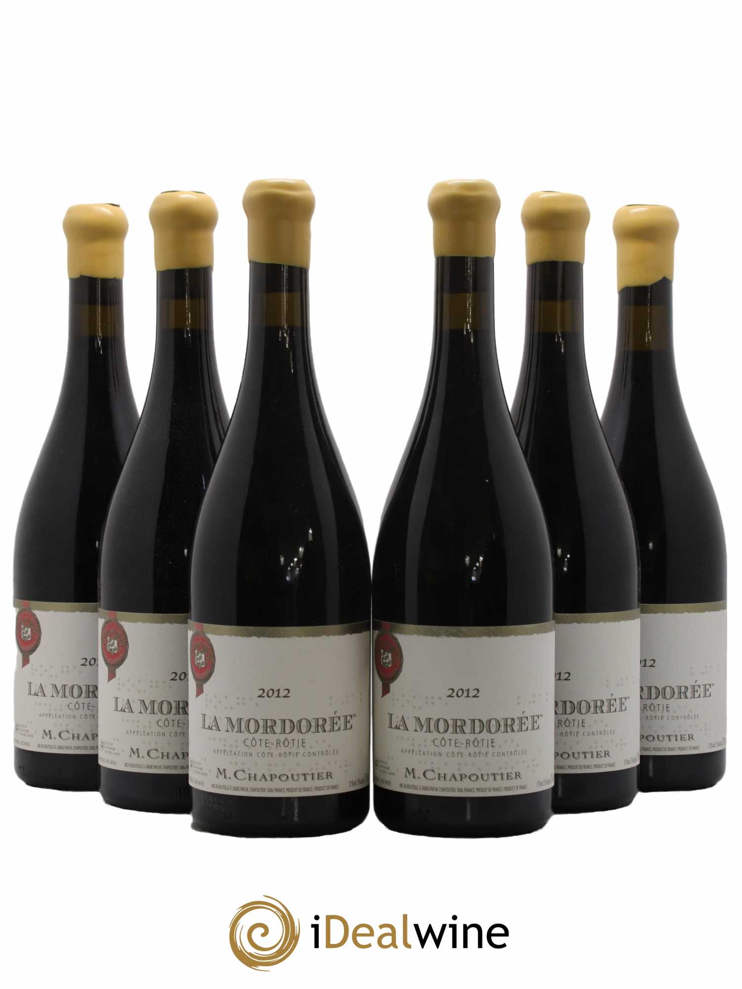 Côte-Rôtie La Mordorée Chapoutier  2012 - Lot de 6 Bouteilles