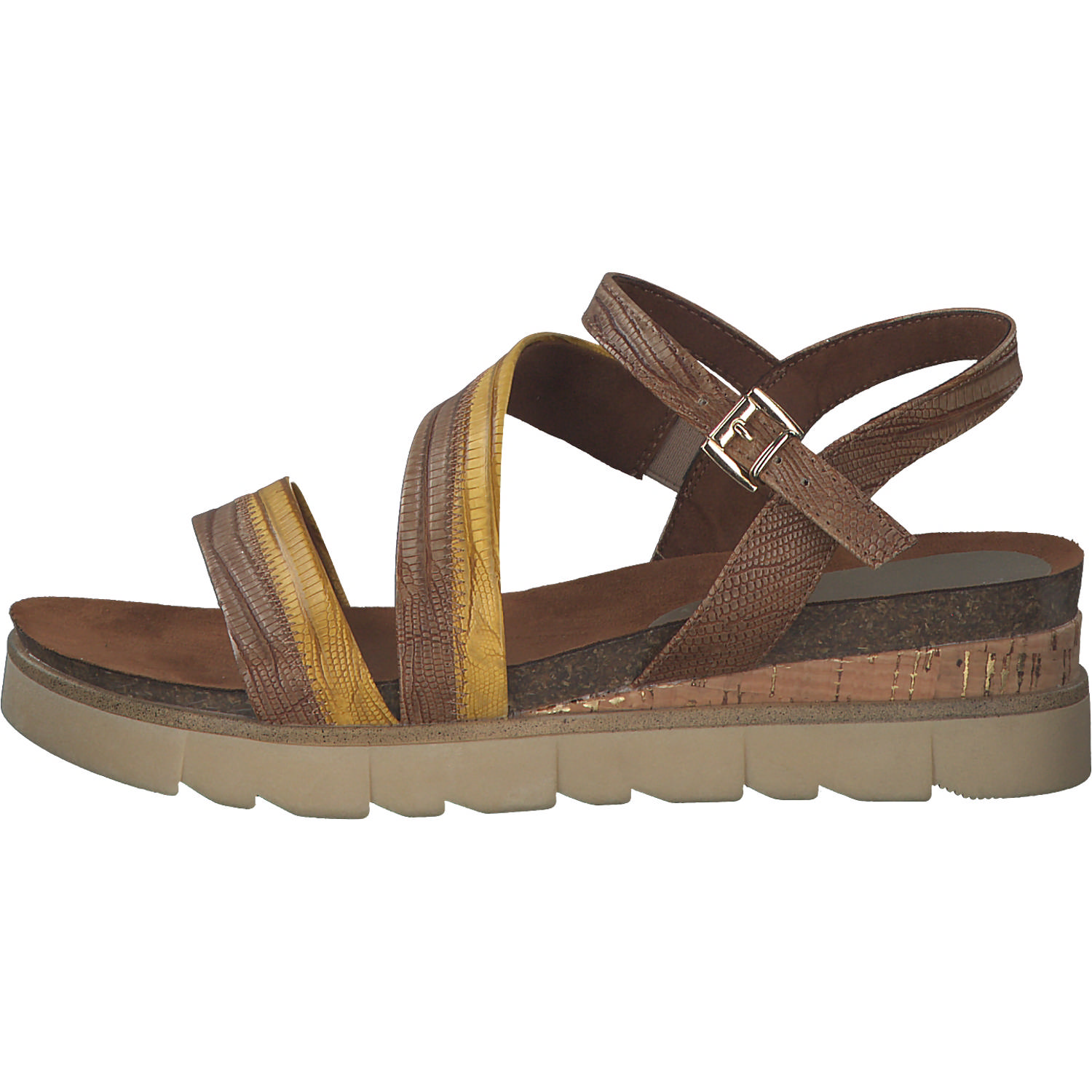 Marco Tozzi 28515, Klassische Sandalen, Damen, cognac