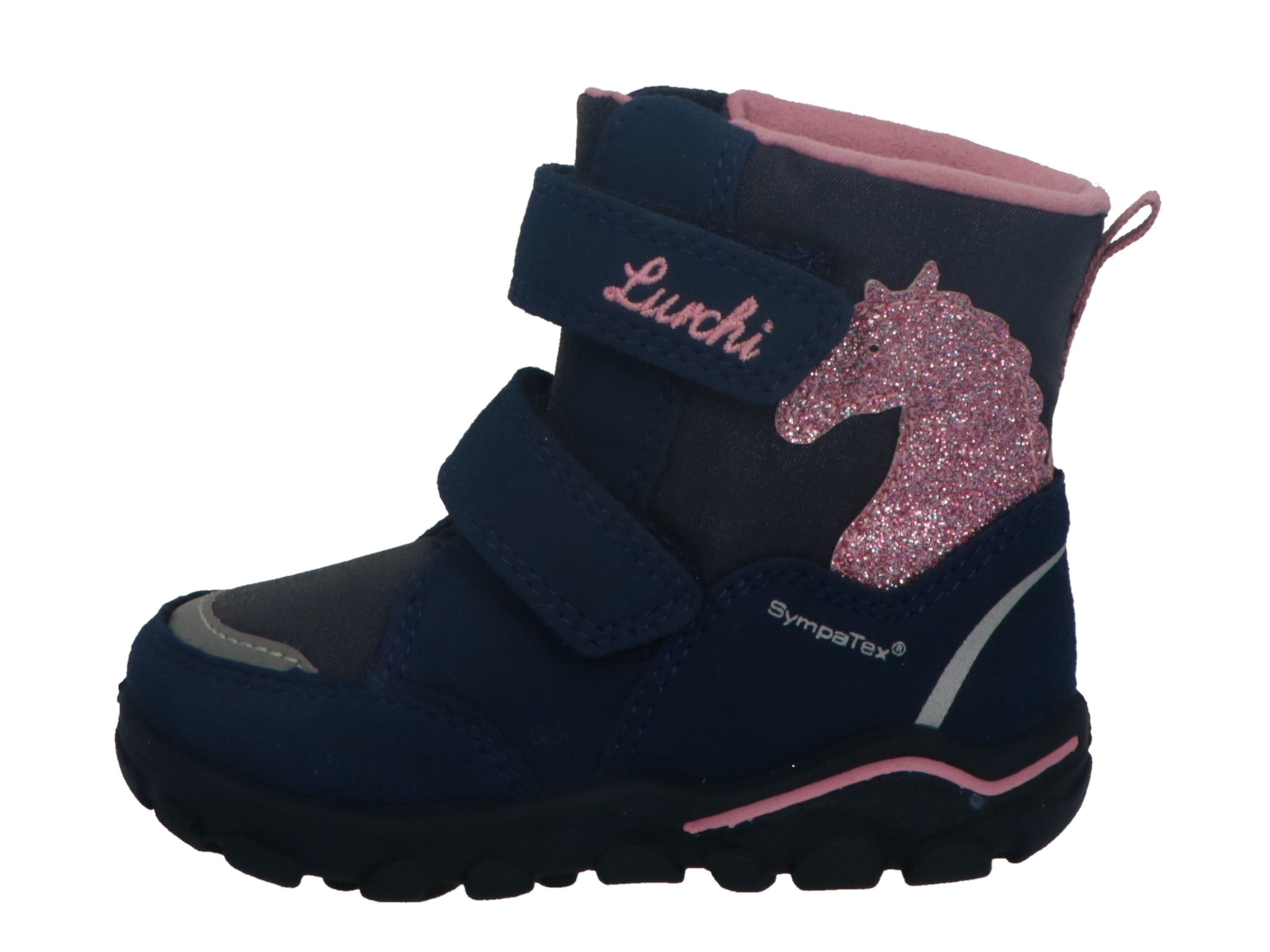 Lurchi Stiefel Kalea-SYMPATEX - dkblue-pink