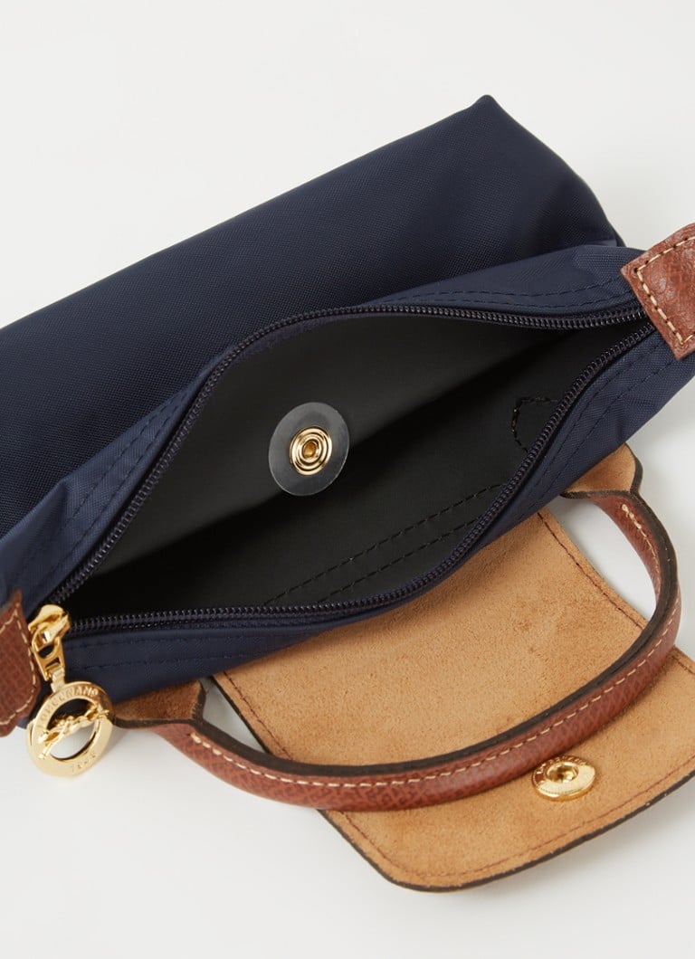Geantă Longchamp Le Pliage Original cu detalii din piele