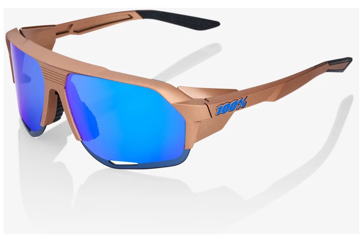 100 Percent Norvik Matte Copper Chromium / Blue Mirror Lens