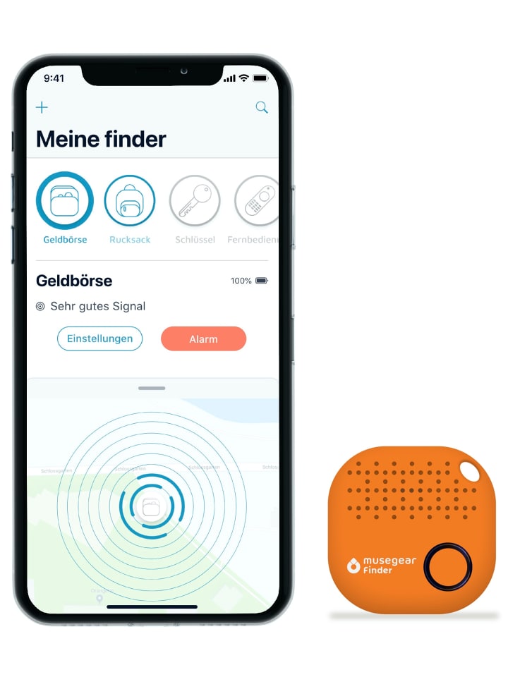 musegear Bluetooth-Schlüsselfinder 