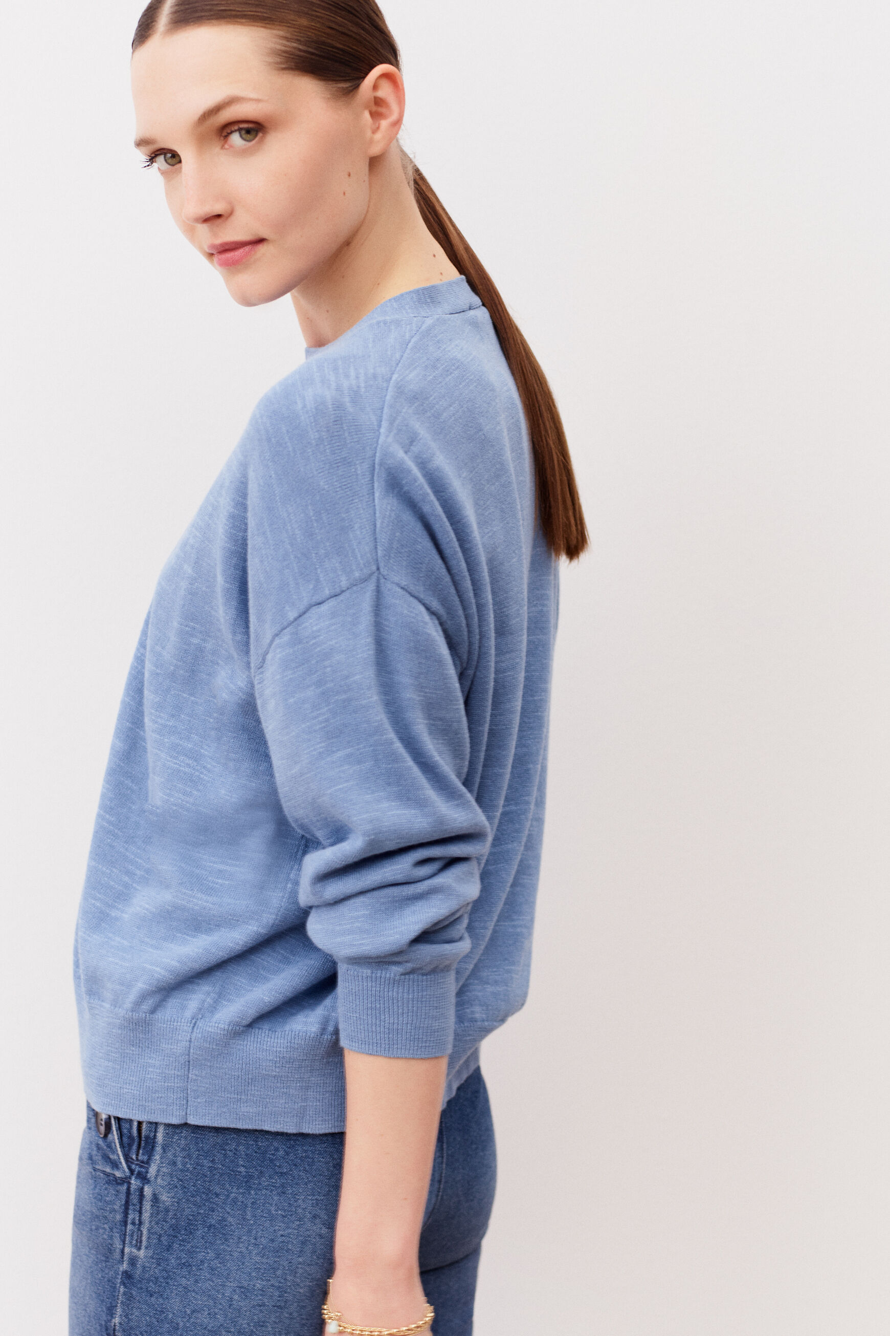 gilet romy denim stone femme