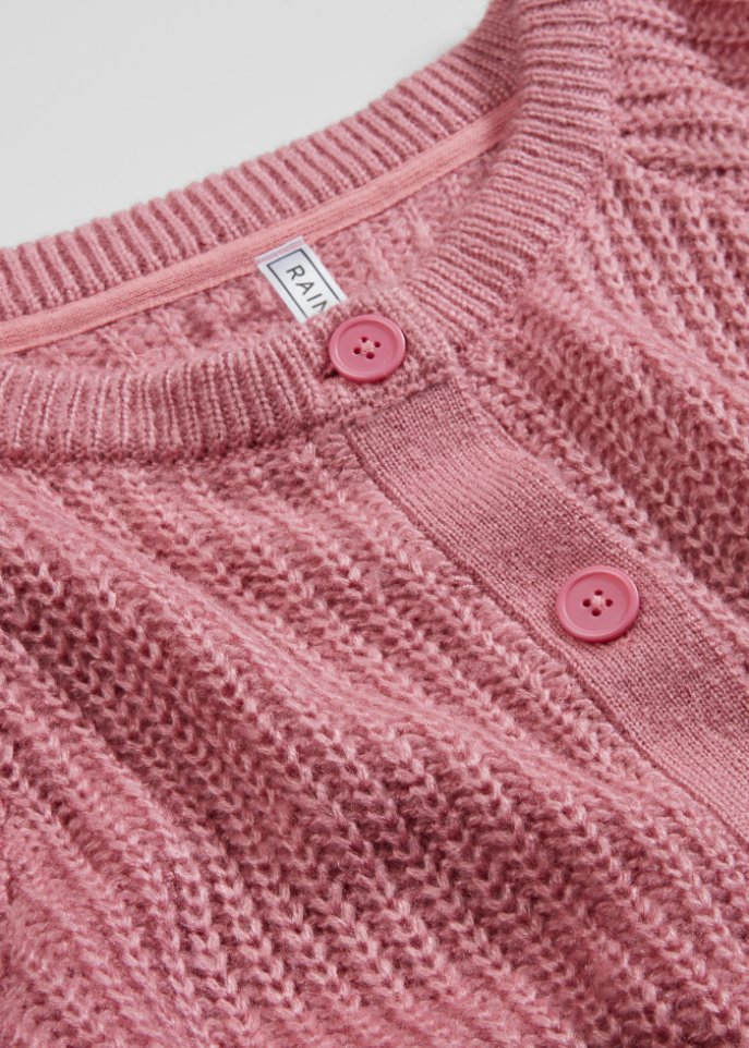 Strickjacke mit Raglan Ärmeln