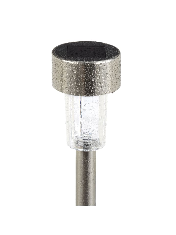 relaxdays 20x Solarleuchte in Silber günstig kaufen onesize