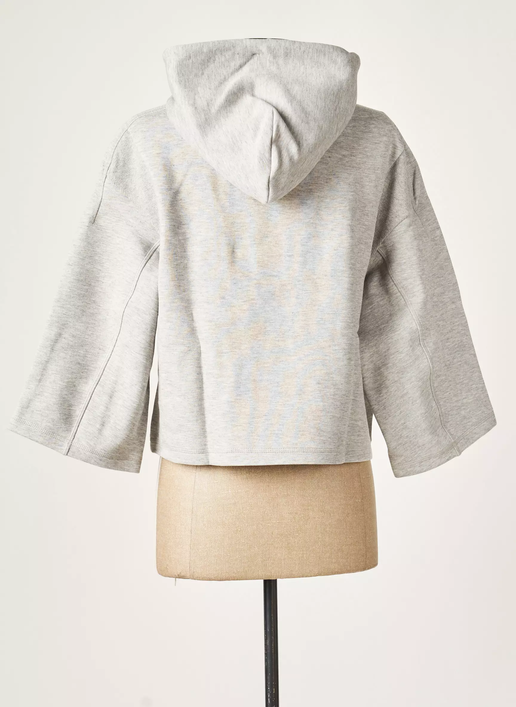 Adidas Sweat Capuche Femme couleur gris