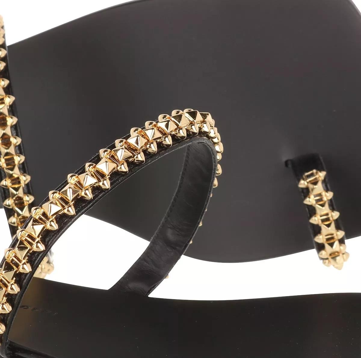 GIUSEPPE ZANOTTI Komfort Sandalen schwarz Flip Flop