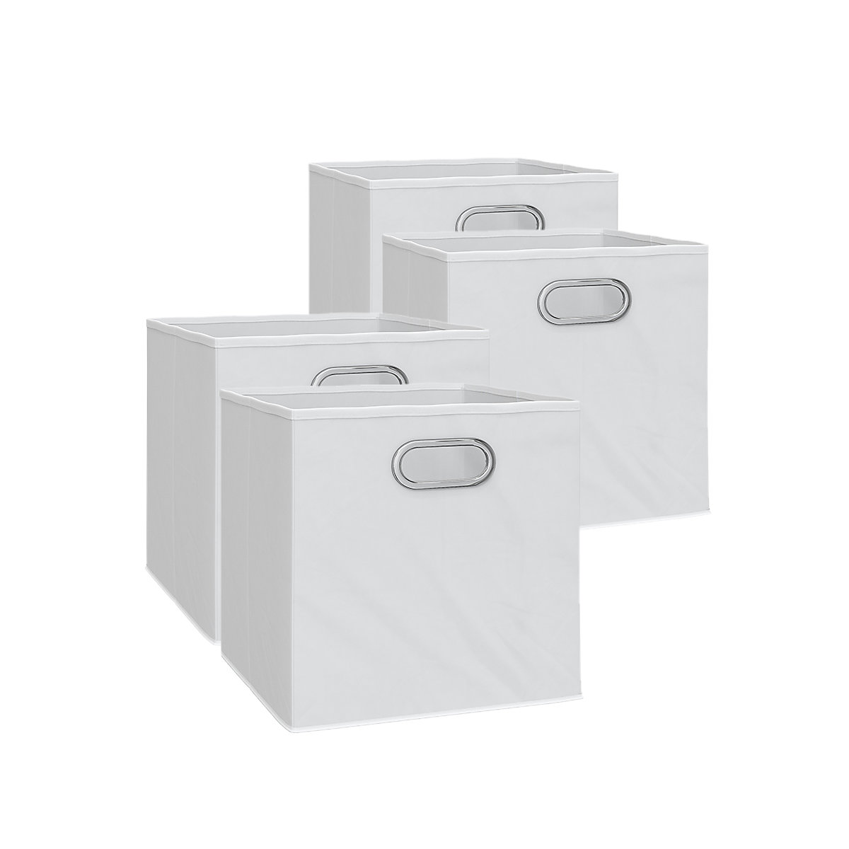 Faltbox 4er Set Weiß