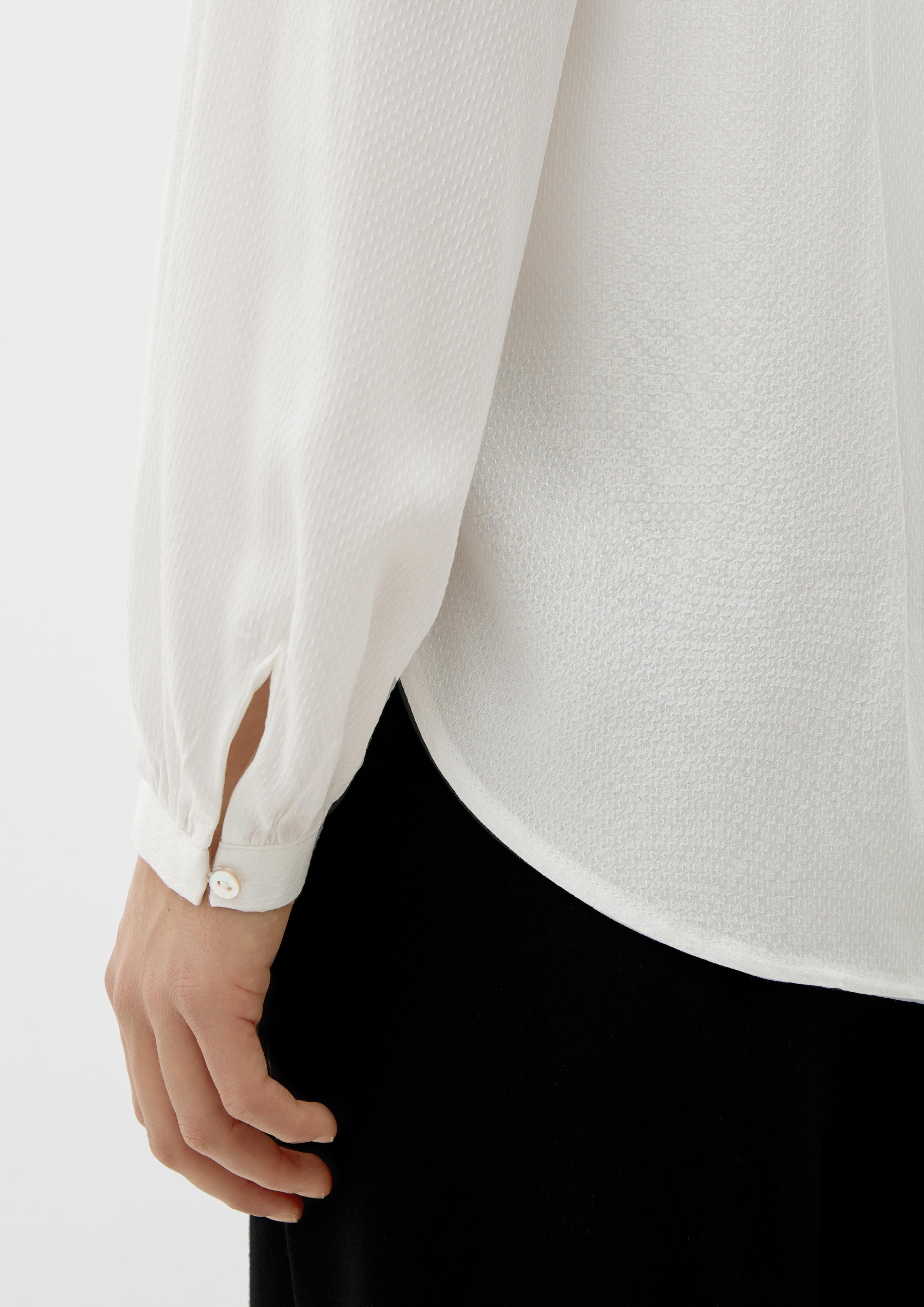 Viskosebluse mit Dobby-Struktur  2129597-0210