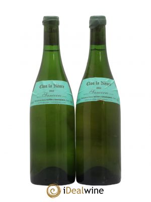 Sancerre Clos la Neore Edmond Vatan  2012 - Lot de 2 Bouteilles