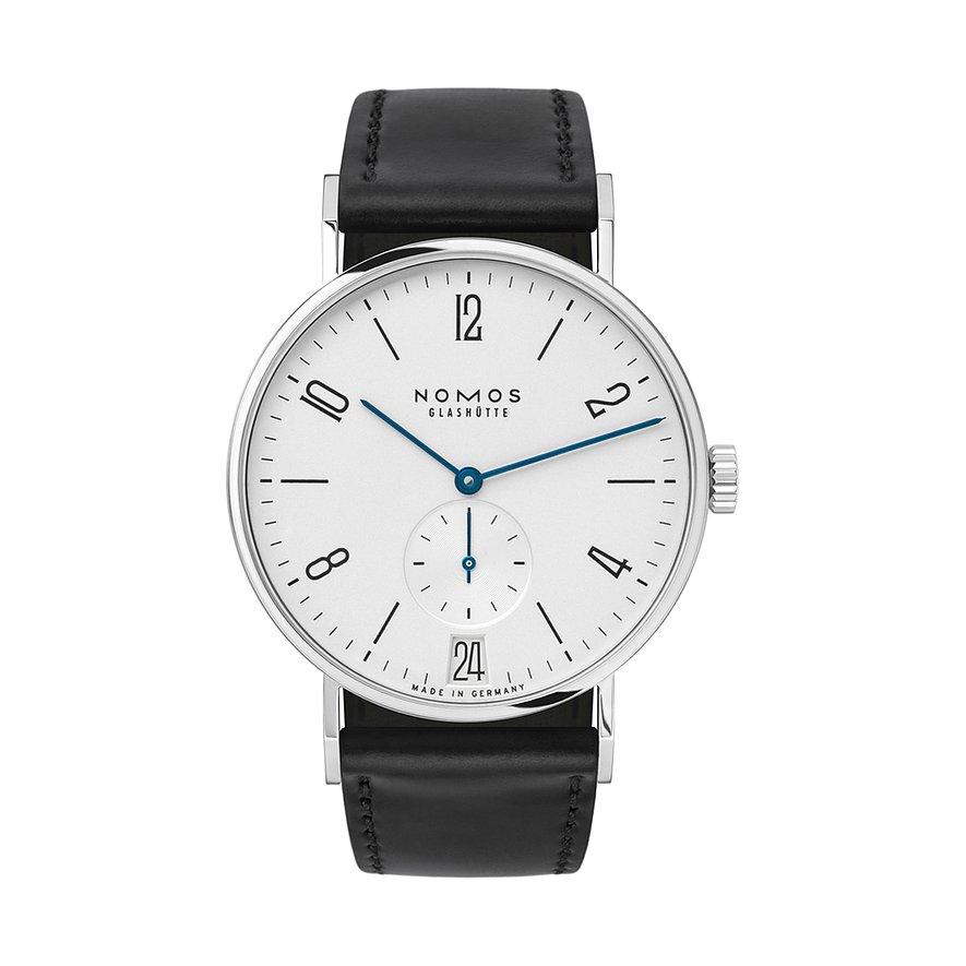 Nomos Glashütte Herrenuhr Tangente 38 Datum