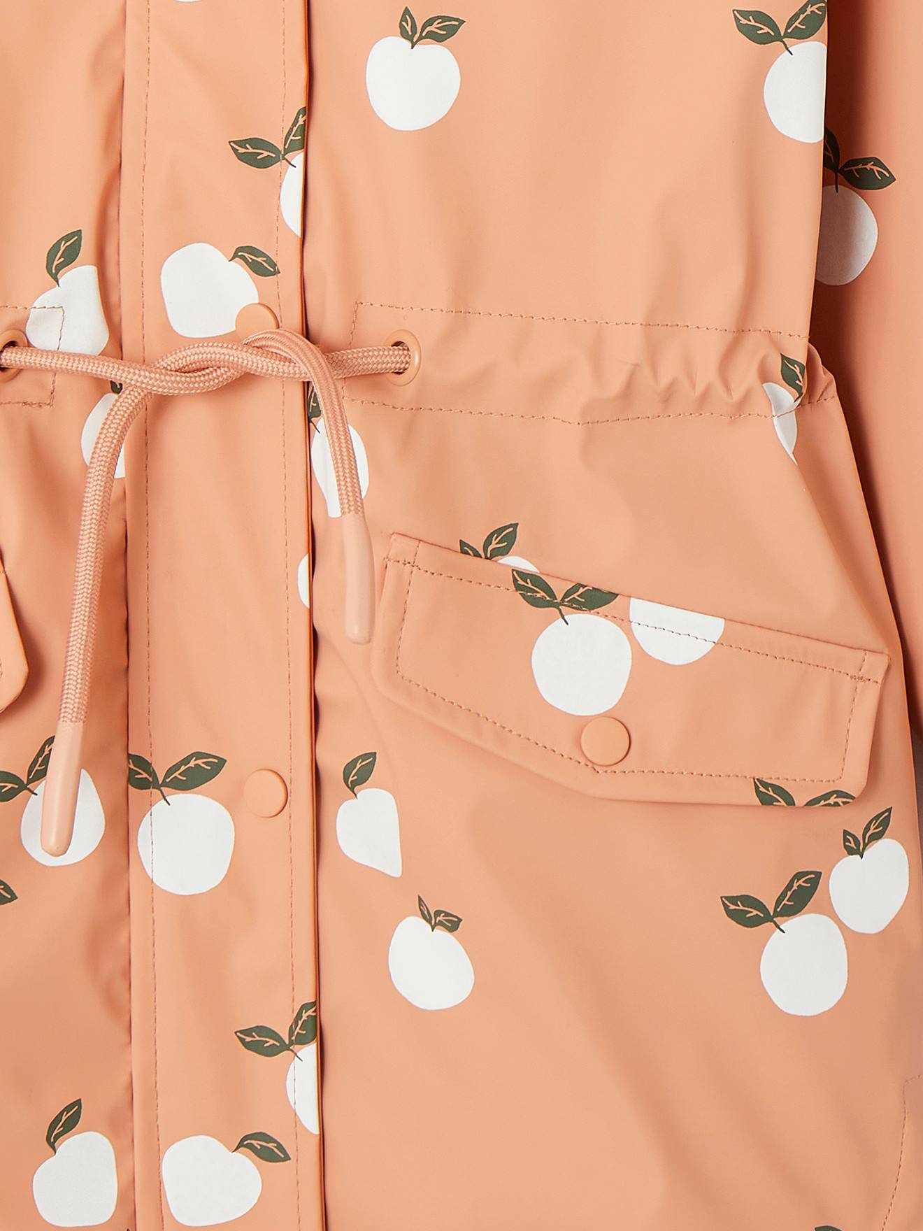Vertbaudet Mädchen Regenjacke mit Zauber-Trick - aqua gänseblümchen