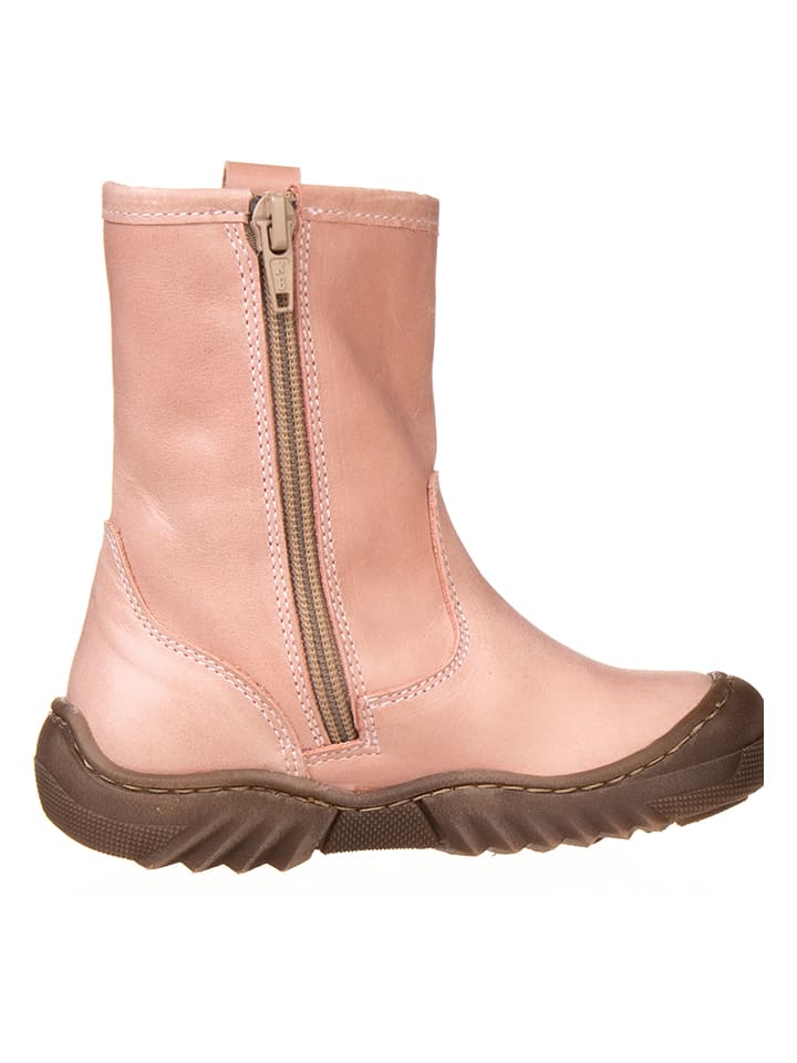 POM POM Leder-Winterboots in Rosa günstig kaufen