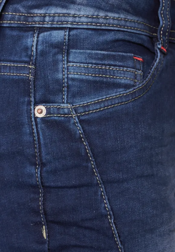 CECIL Mittelblaue Casual Fit Jeans