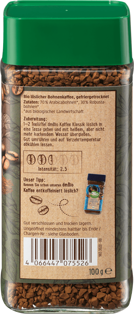 Kaffee Klassik löslich, 100 g