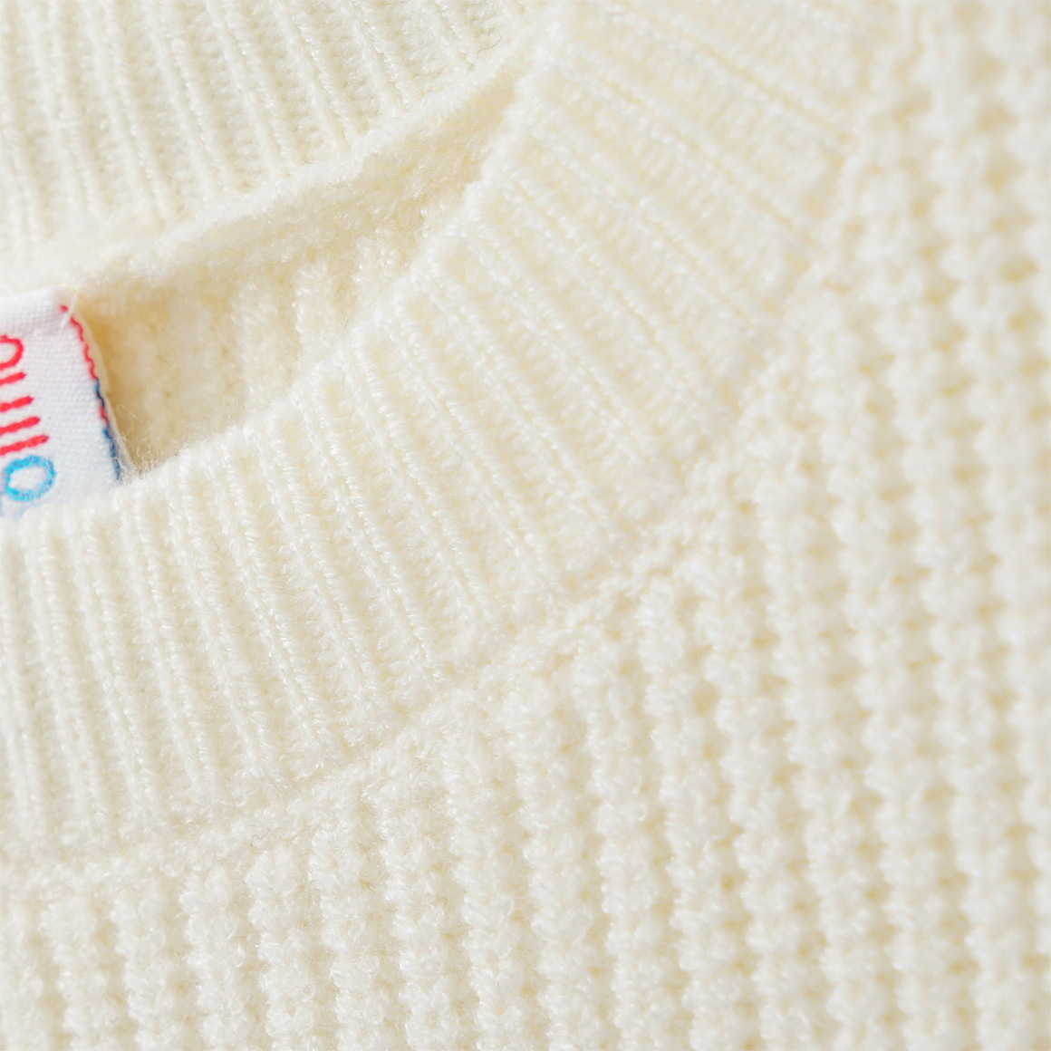Mädchen Strickpullover mit Blockstreifen