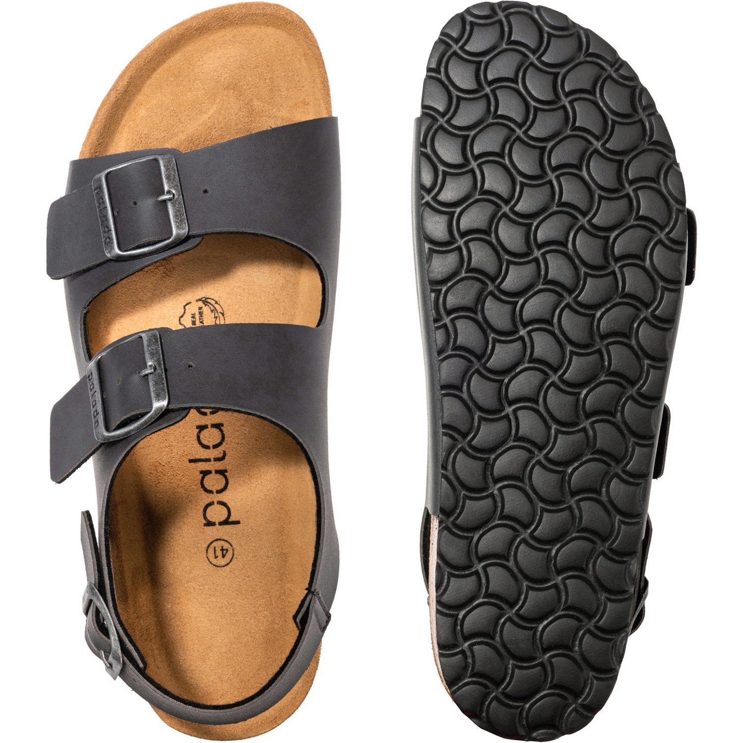 Palado Napoli, Klassische Sandalen, Herren, Anthrazit