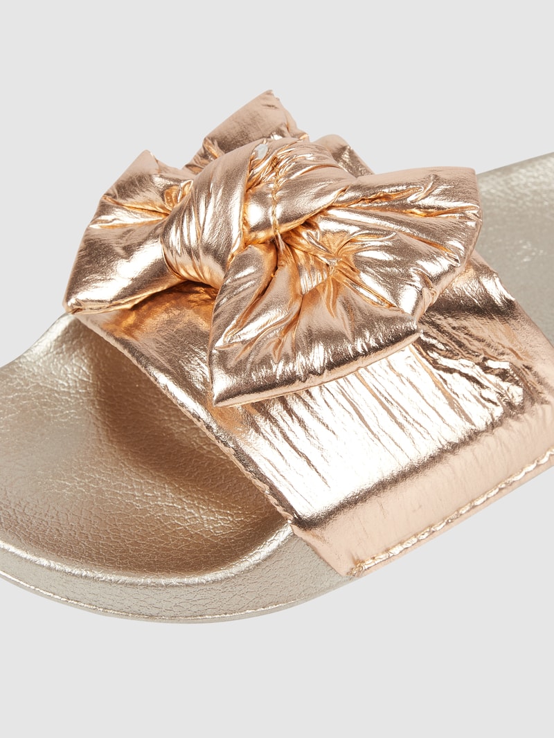 Slides in Metallic-Optik in gold