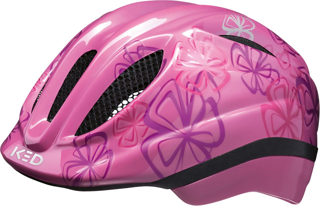 KED Meggy II Trend Pink Flower - Kinderhelm kaufen | Bike-Discount
