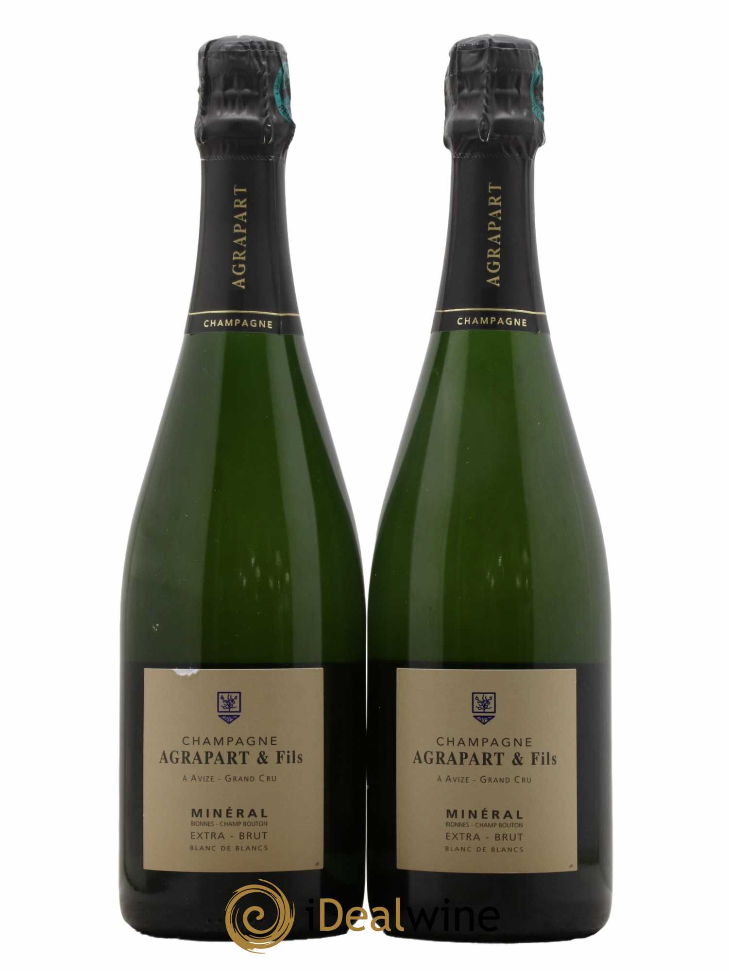 Minéral Extra Brut Blanc de blancs Agrapart & Fils  2015 - Lot de 2 Bouteilles