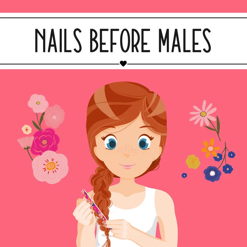 Sada 3 pilníkov na nechty - Nails Before Males
