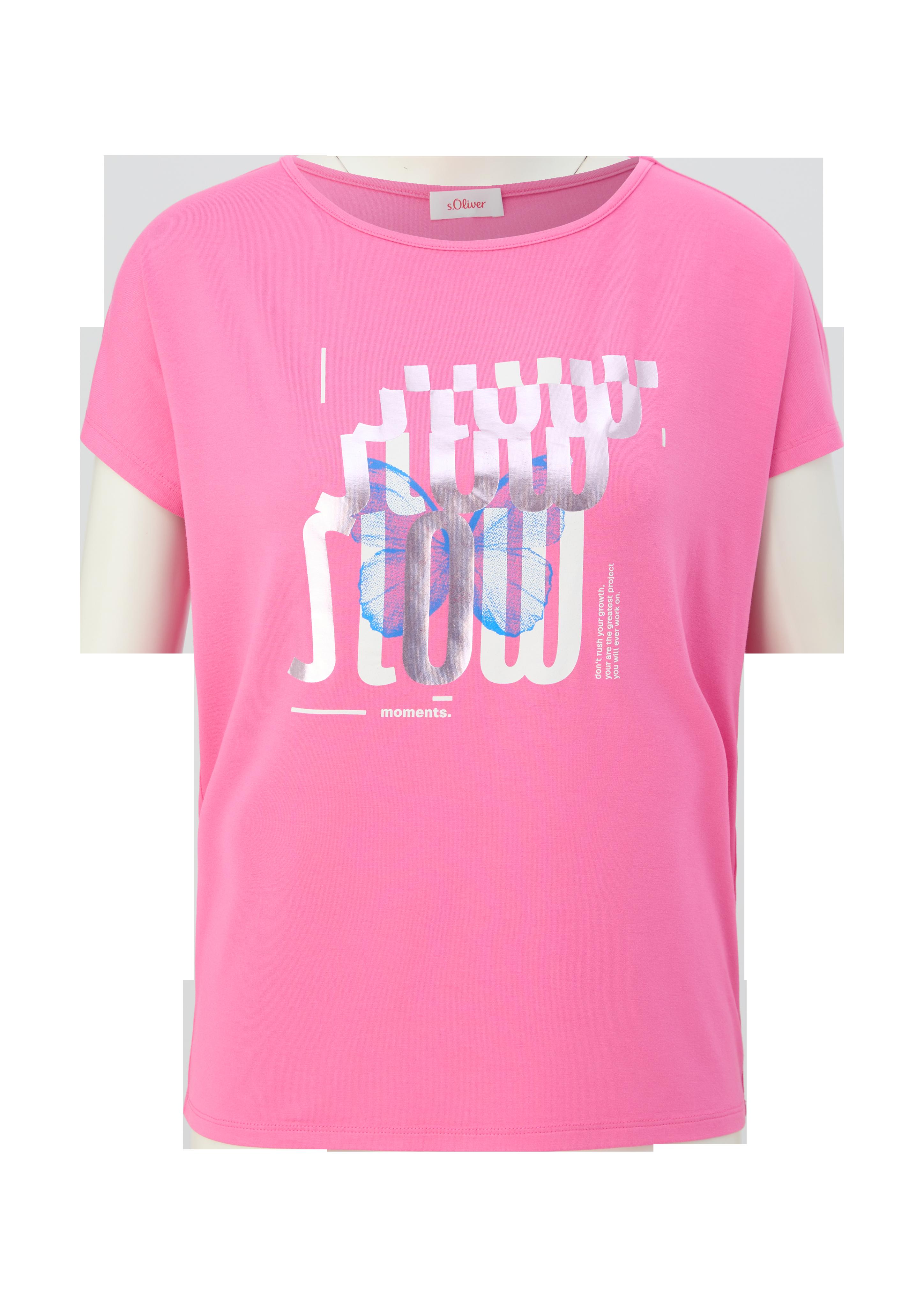 T-Shirt mit Frontprint  2130697-44D0