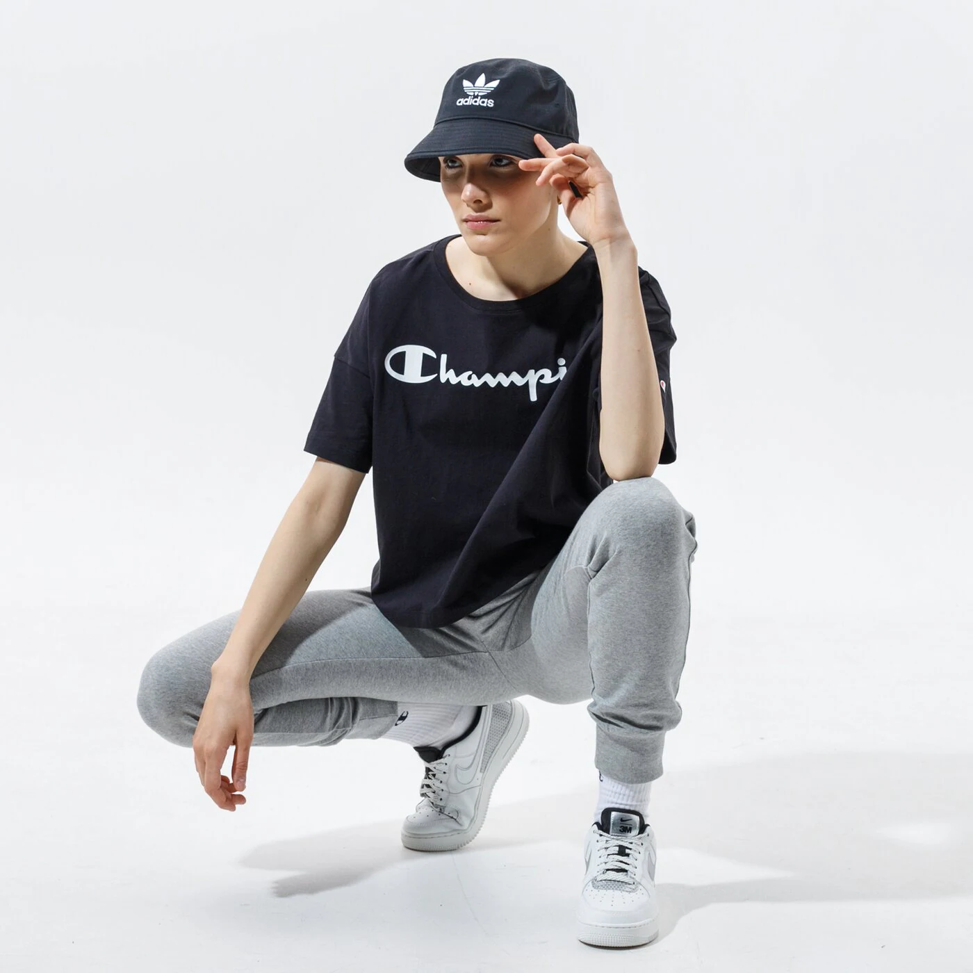 CHAMPION HOSE RIB CUFF PANTS Grau