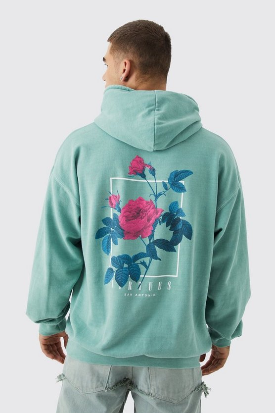 Oversize Hoodie mit Virtues-Print