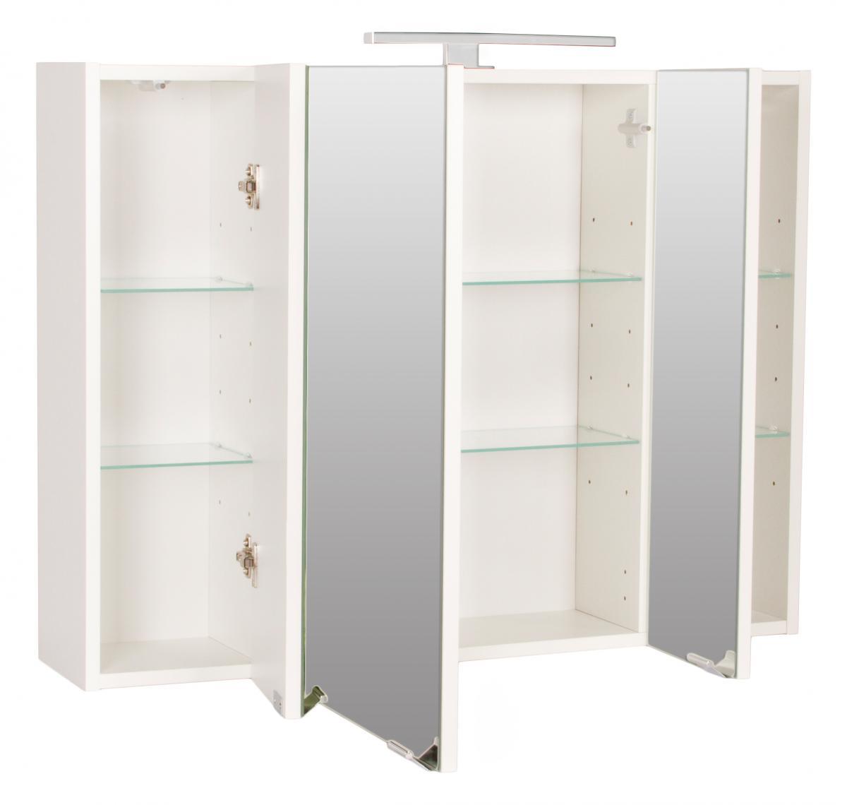 Posseik Spiegelschrank „Homeline“ 90 cm mit LED Lampe EEK: F