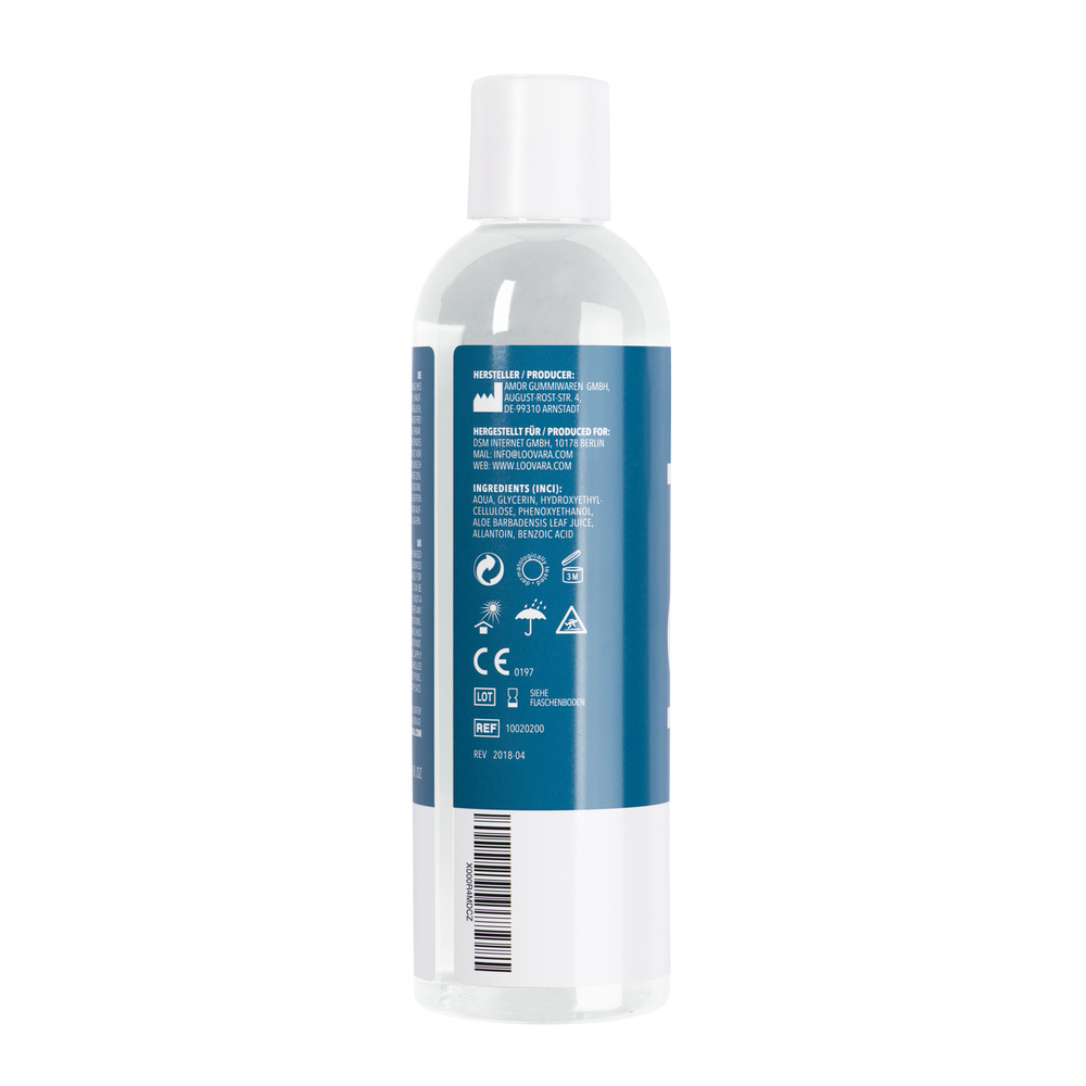 loovara Watergate - Lubrifiant à base d'eau sans danger pour le latex gel lubrifiant