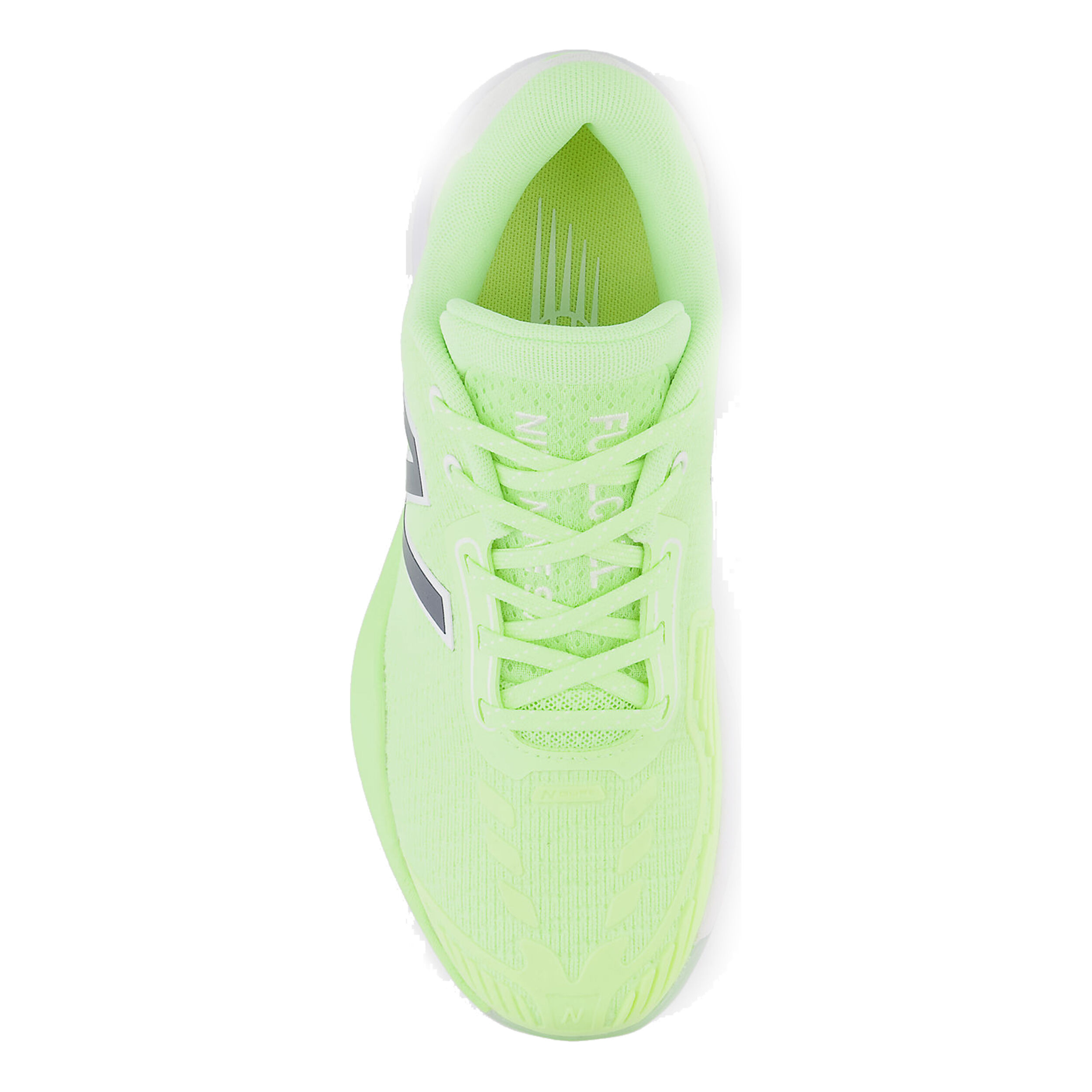 996 Sandplatzschuh Damen - Neongelb, Weiß