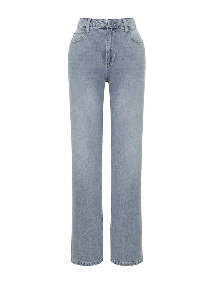 trendyol Jeans - Mom fit - in Hellblau günstig kaufen