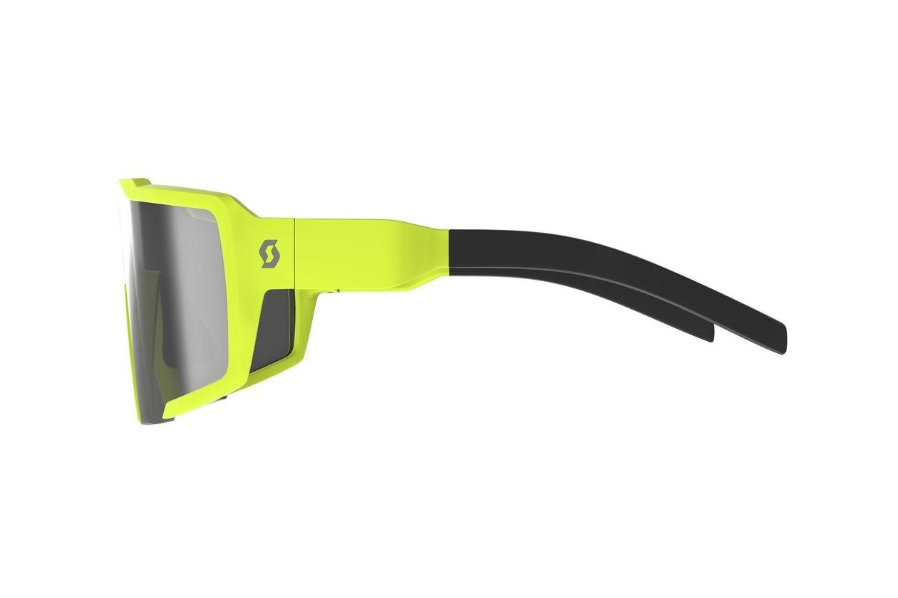 Scott Shield Compact LS Sonnenbrille yellow matt / grey light sens
