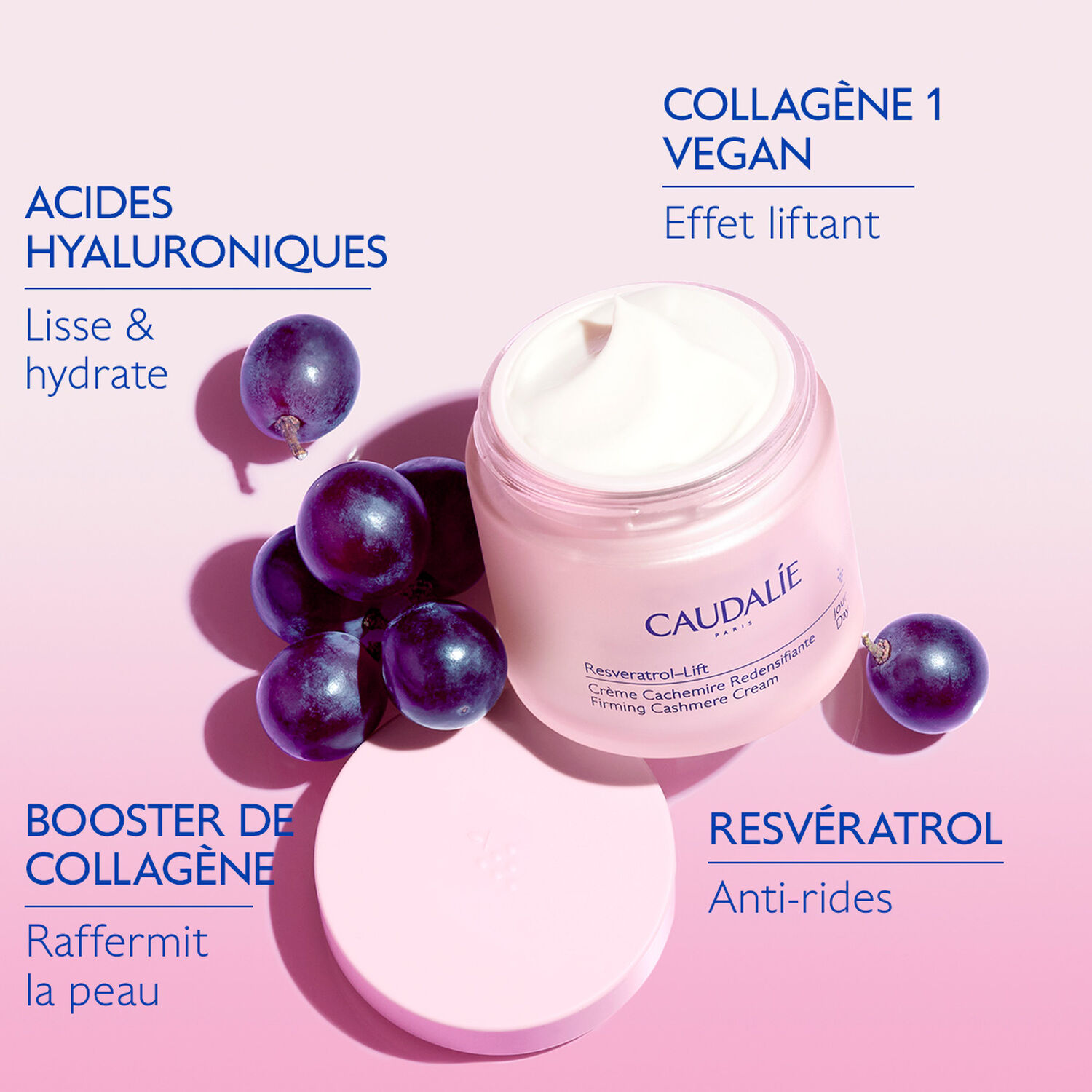 Caudalie Resveratrol–Lift Recharge Crème Cachemire Redensifiante