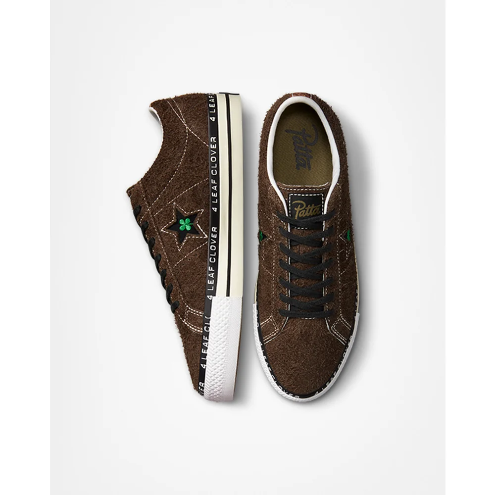 Converse x Patta Four Leaf Clover One Star Pro OX A03174C / braun