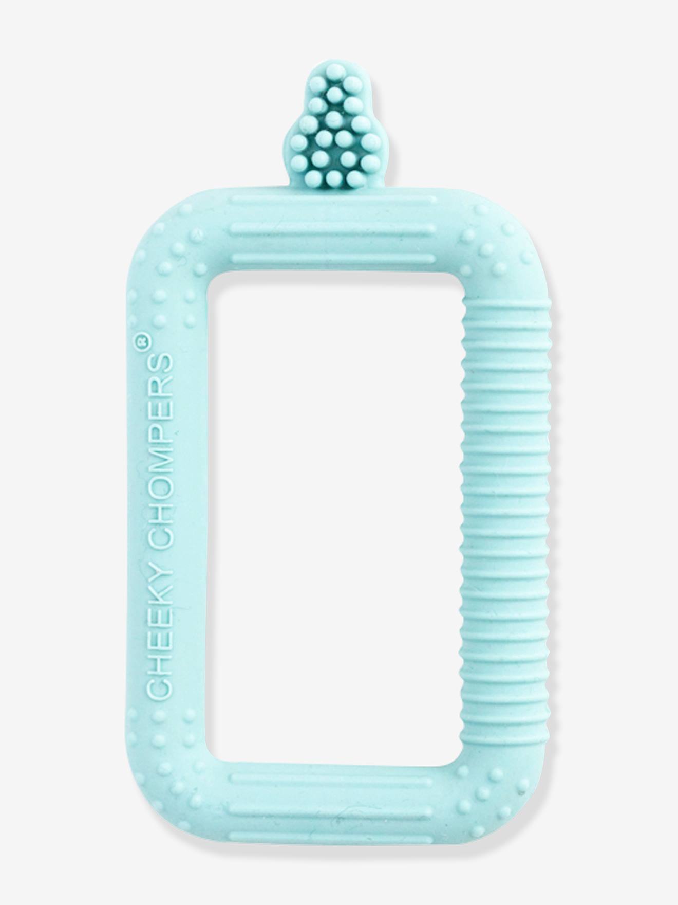 Set de 2 Flexi-Brush CHEEKY CHOMPERS gris + vert d'eau