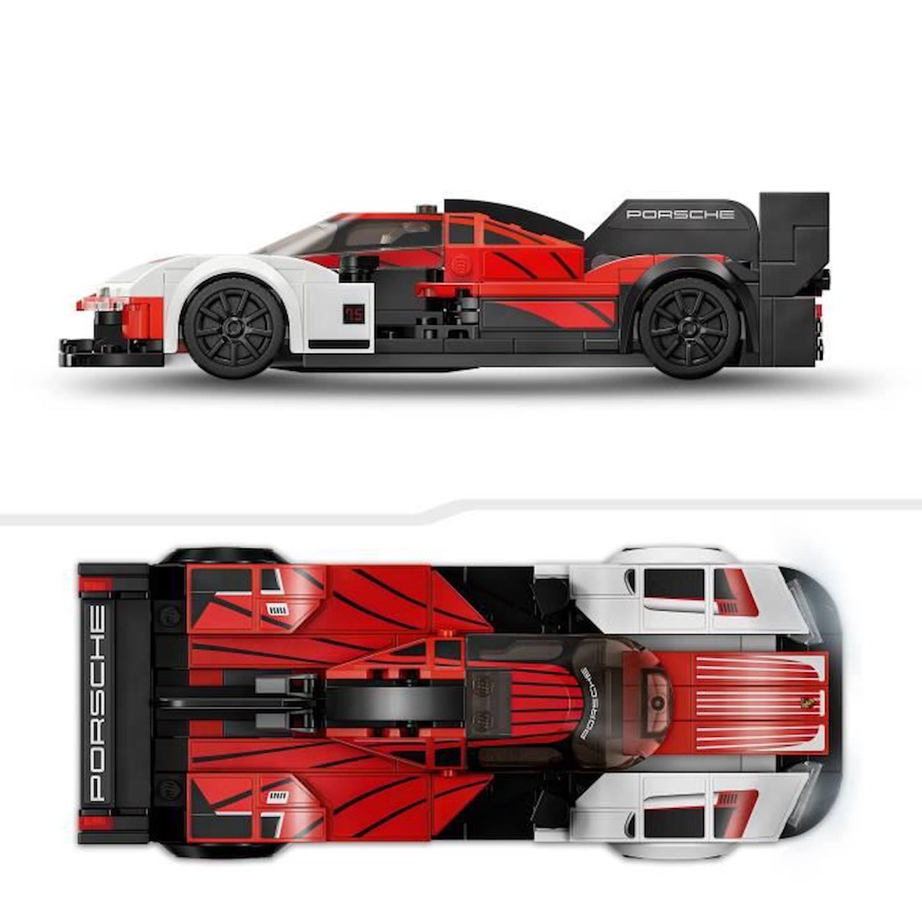 LEGO® Speed Champions 76916 Porsche 963, Kit de Maquette de Voiture de Course, Jouet pour Enfants blanc
