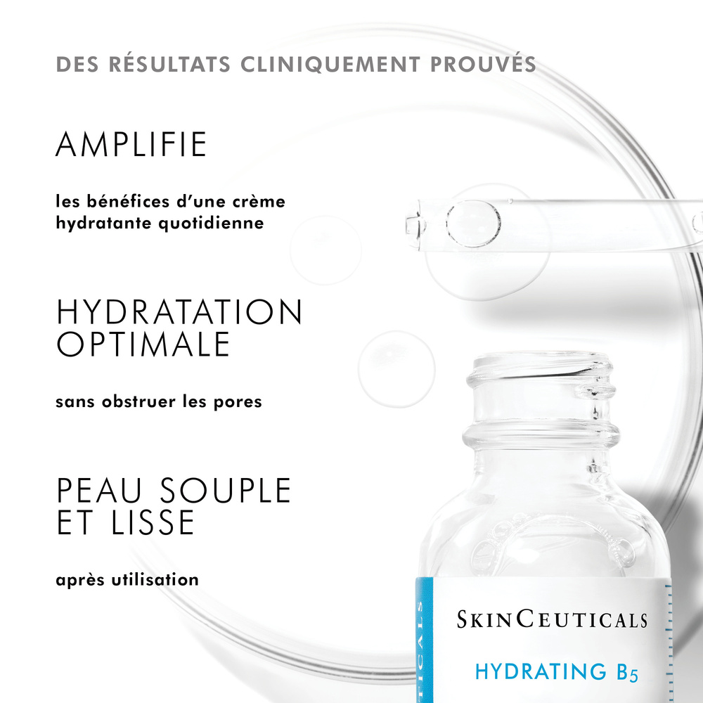 SkinCeuticals HYDRATING B5 SERUM Sérum hydratant visage à l'acide hyaluronique et vitamine B5