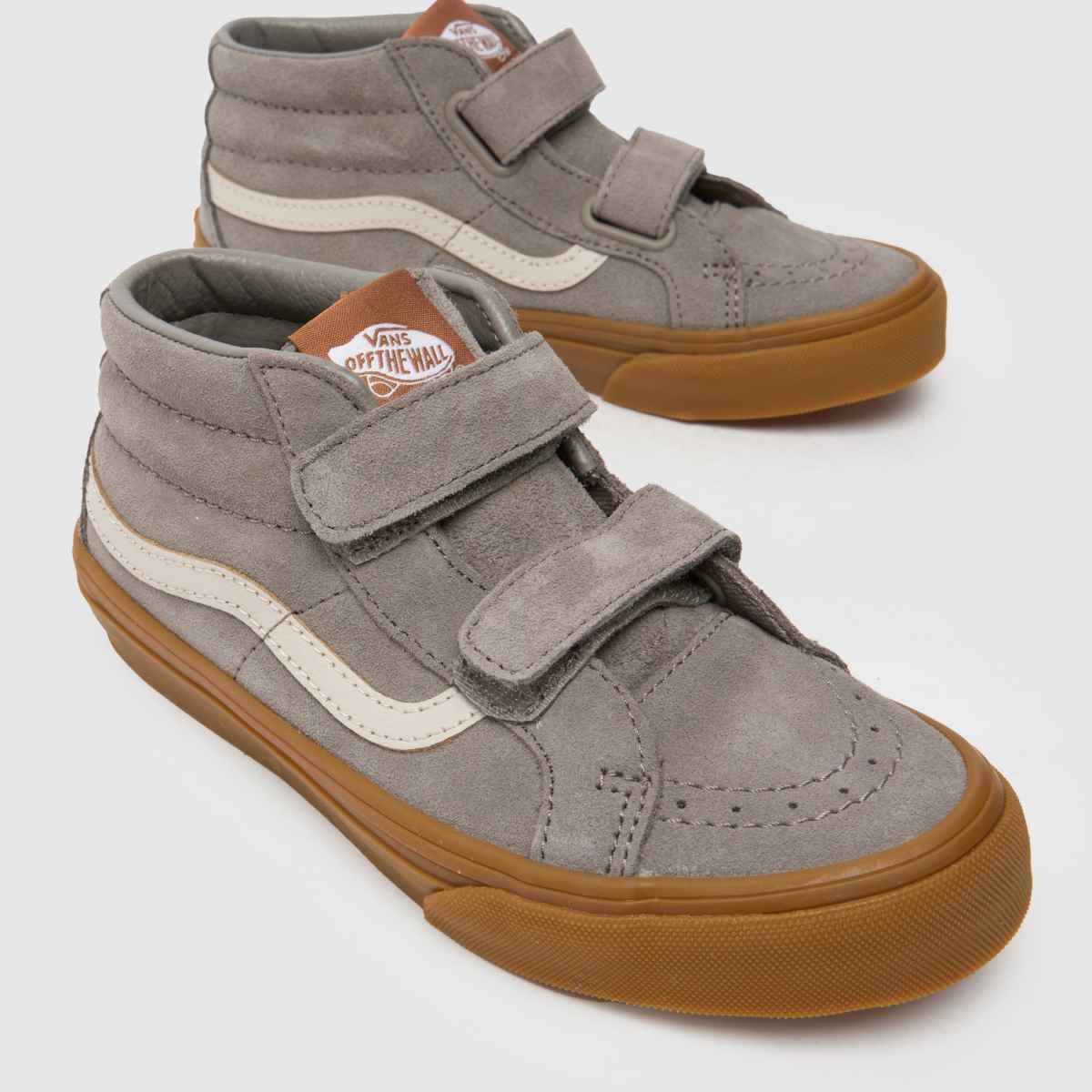 Vans világos szürke sk8-mid reissue v fiús junior cipők