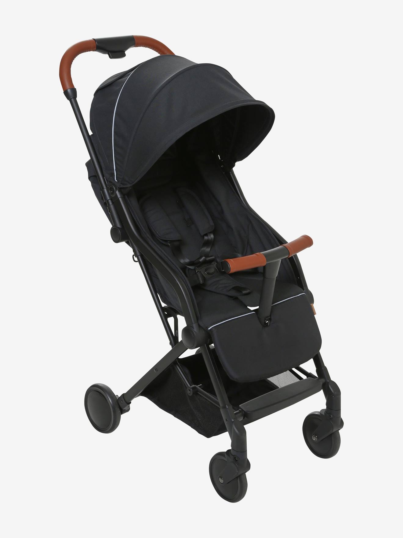 Vertbaudet City-Buggy MICROCITY - grau meliert/schwarz