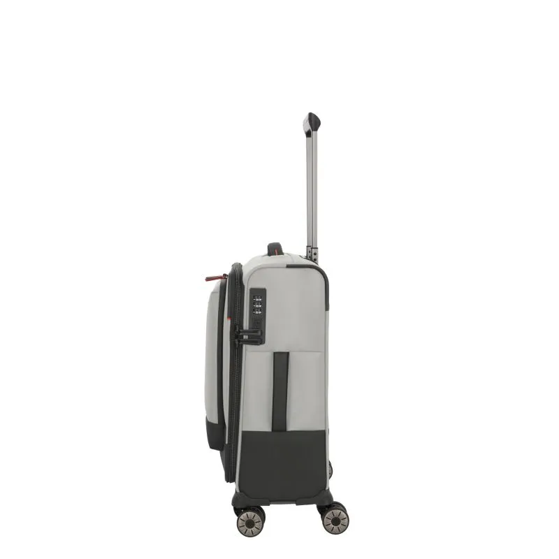 Travelite CROSSLITE Bordtrolley S mit 4 Rollen (55 cm) - Natur