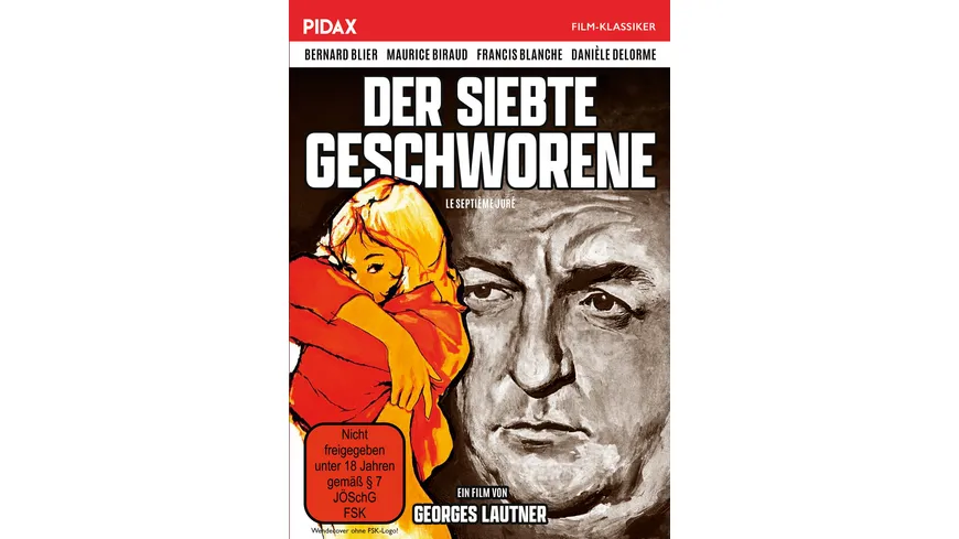 Der siebte Geschworene (Le septième juré) / Spannender Kriminalfilm mit Bernard Blier (Pidax Film-Klassiker)