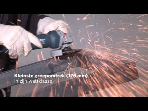 Bosch Blue 0601388106 GWS 7-115 profesionalus kampinis šlifuoklis 115 mm 720 vatų