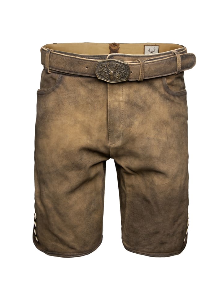 Stockerpoint Lederhose Fred in braun günstig kaufen