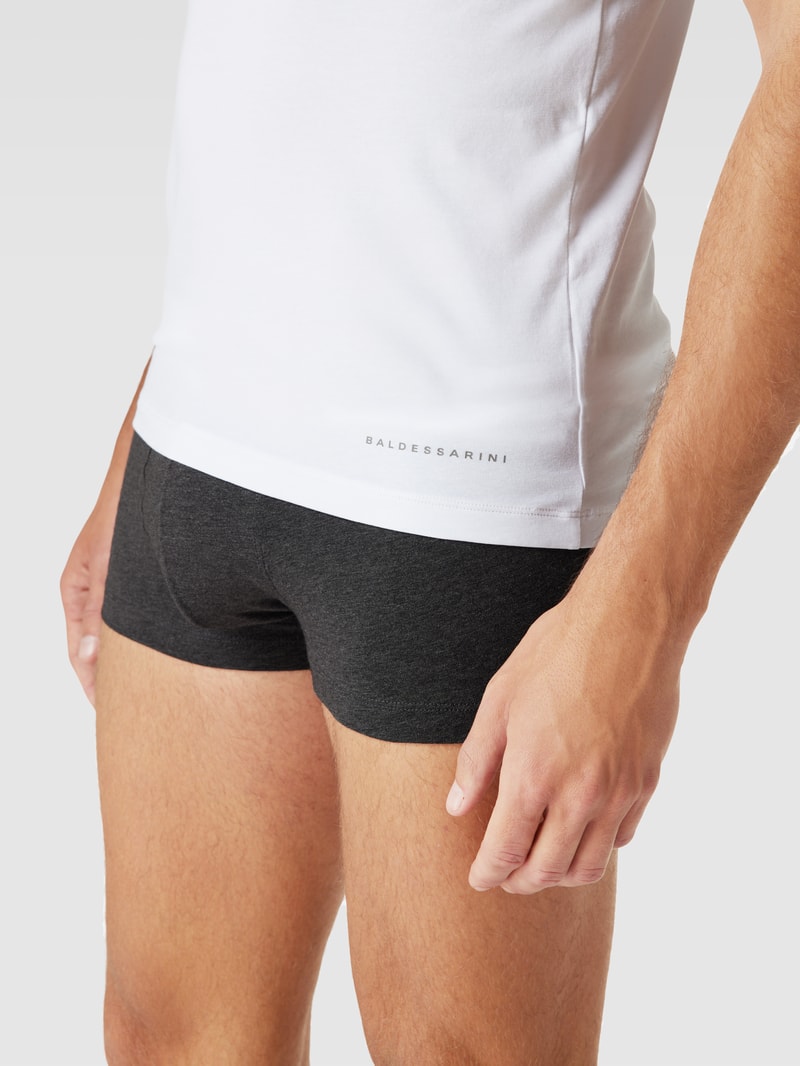 T-Shirt mit Rundhalsausschnitt in weiß