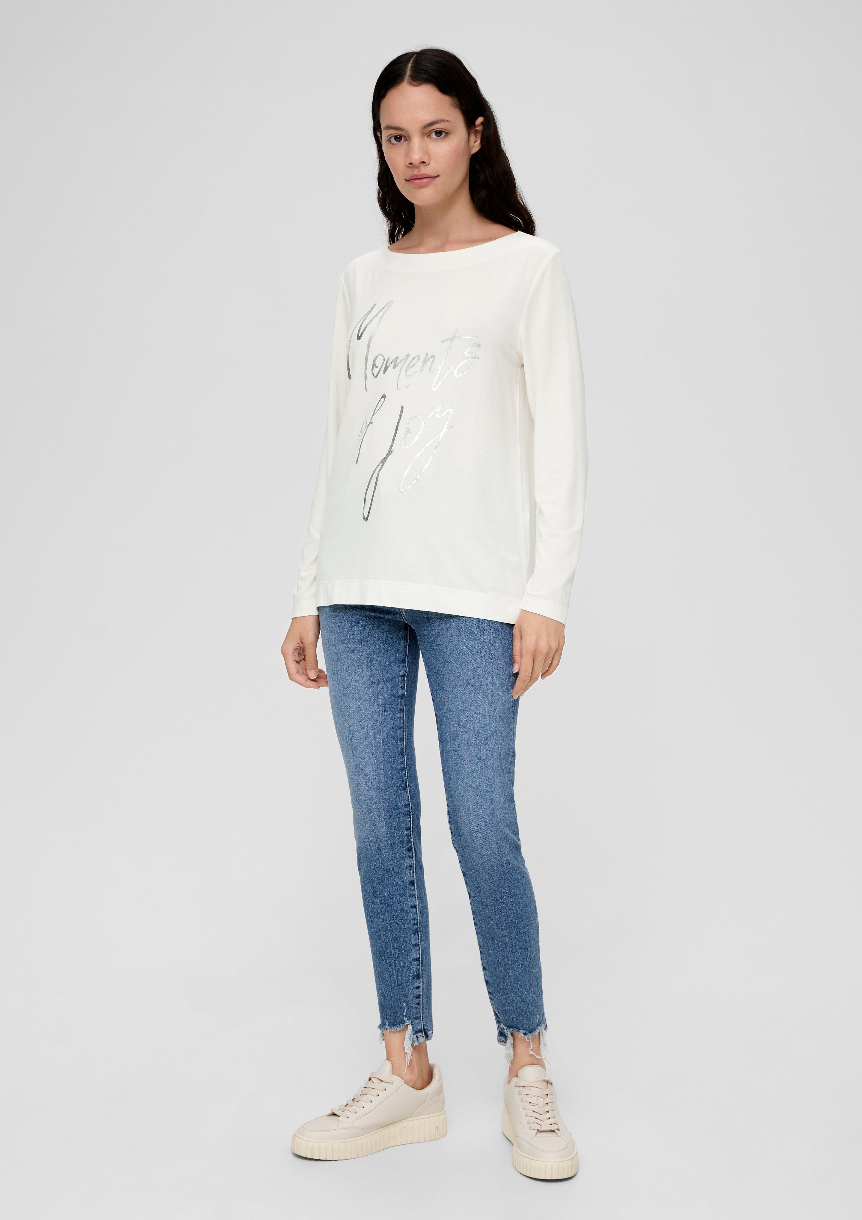 Longsleeve aus Viskosestretch  2136108-02D0