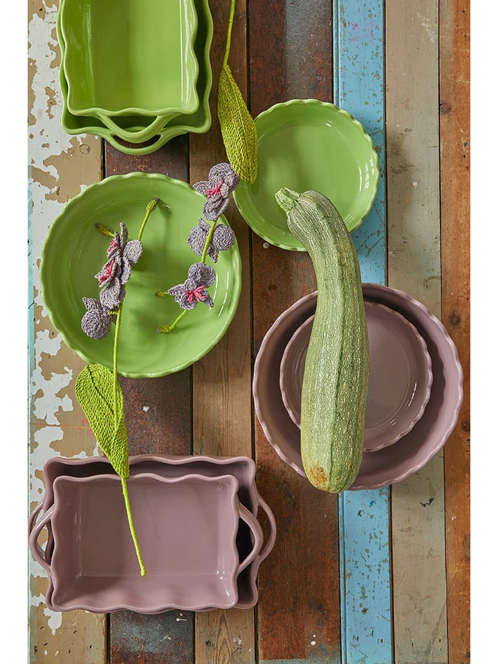 Rice Auflaufform in Grün - (B)24 x (H)10 cm günstig kaufen onesize