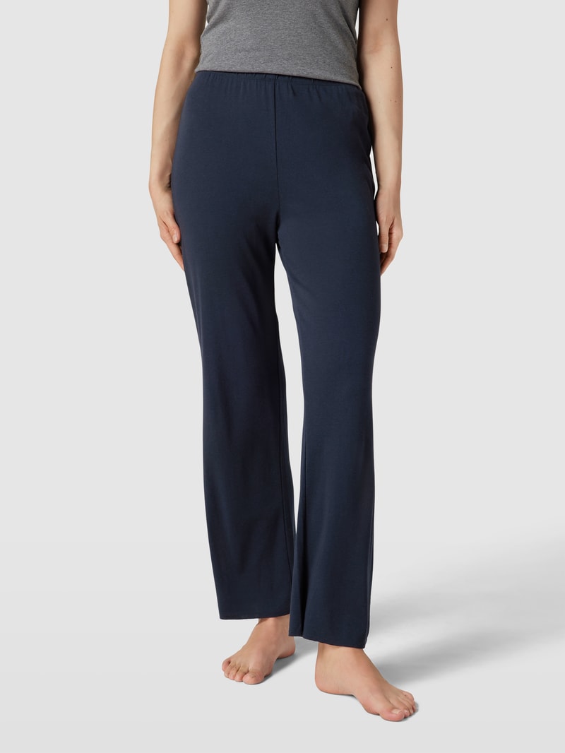 Pyjama-Hose mit elastischem Bund Modell 'Summer Sensation' in marineblau