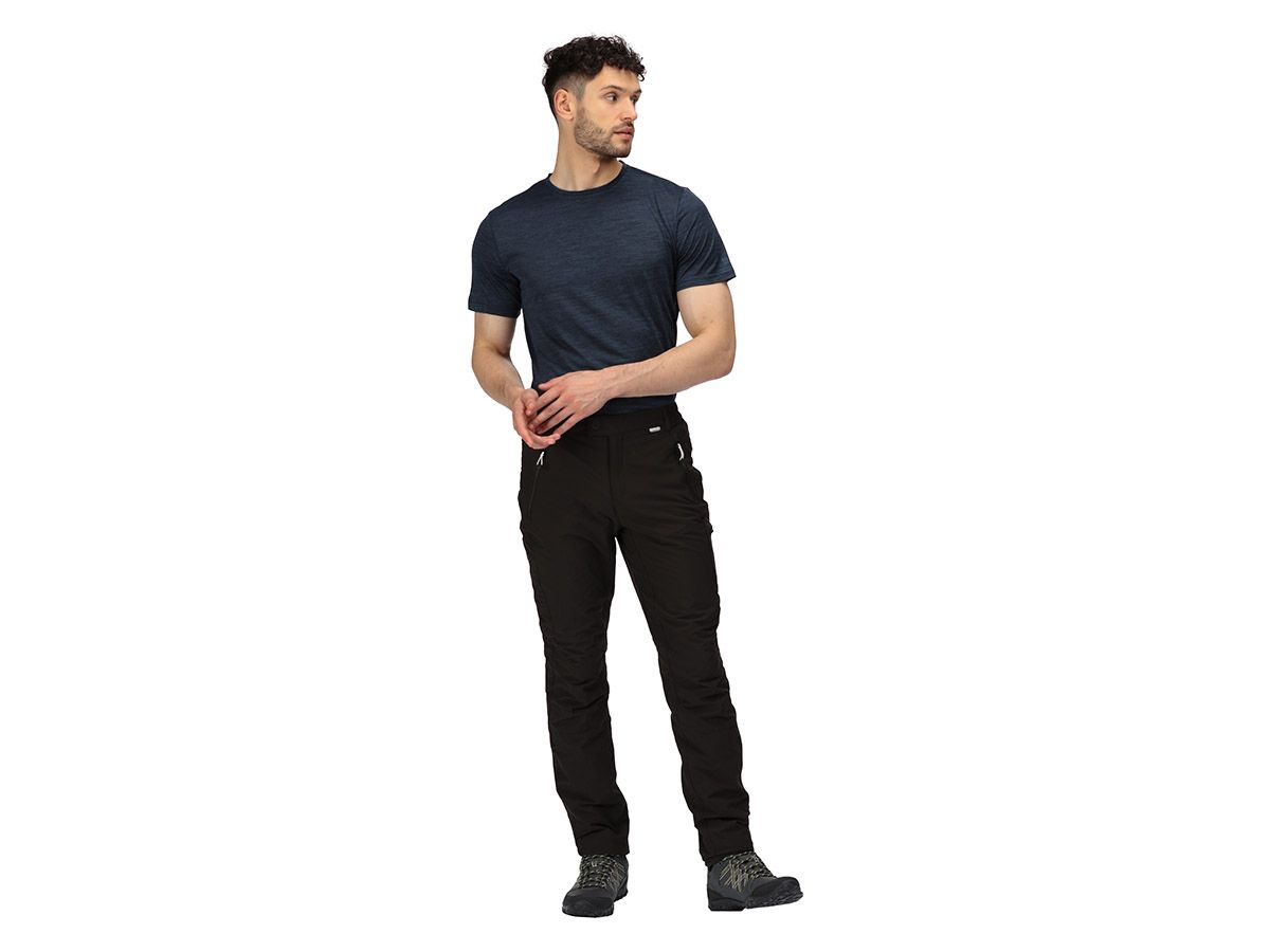 Regatta Highton Winter Black Herren Wanderhose